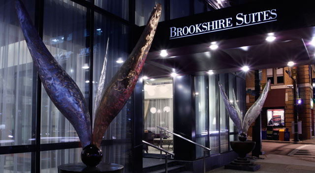 Photo Brookshire Suites is the least expensive ICCB hotel. Free WiFi & breakfast. $149+ tax