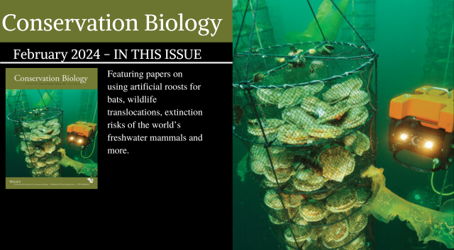 The February issue of Conservation Biology is now available!
